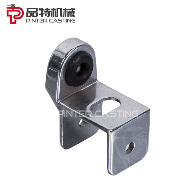 Zinc alloy die casting parts hotel bathroom parts bracket polished